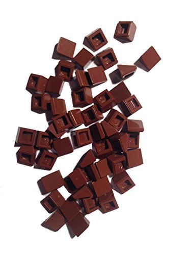 LEGO 50x 54200 Slope 1x1x2/3 | Reddish Brown