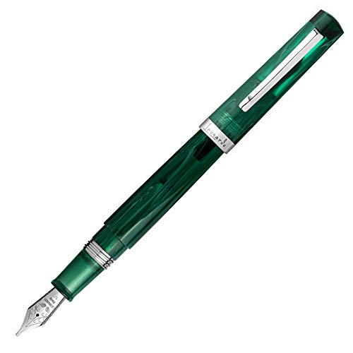 Leonardo Officina Italiana Messenger Verde - Pluma estilográfica Edición Limitada (Broad)