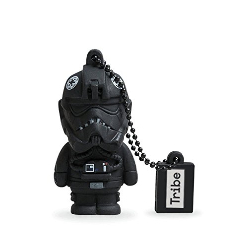 Llave USB 8 GB Tie Fighter Pilot - Memoria Flash Drive 2.0 Original Star Wars, Tribe FD007418