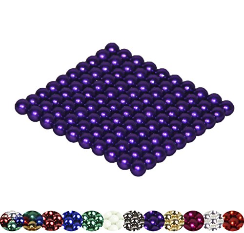 Mag-Balls - 100 bolas magnéticas de 5 mm para pizarras blancas, pizarras magnéticas, neveras, muchos modelos