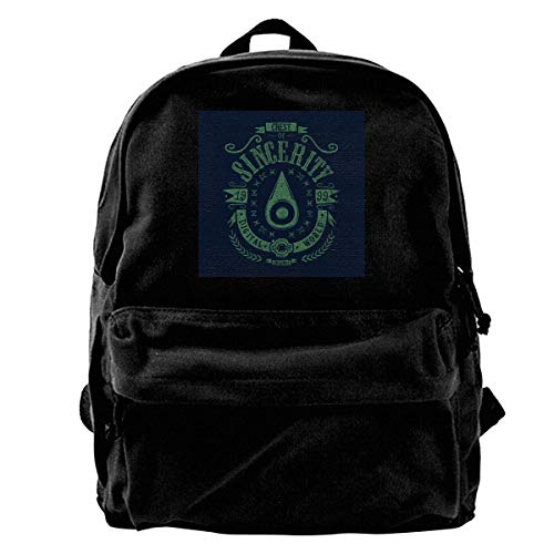 maichengxuan Mochila de lona con escudo de sinceridad Digital World Dig-imon, mochila de gimnasio, senderismo, portátil, bolsa de hombro para hombres y mujeres