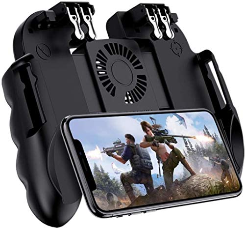 Mando inalámbrico H9 Six Finger PUBG Gamepad Control Gamepad Trigger Button L1R1 Shooter Joystick