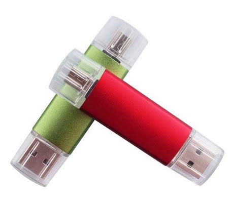 Memoria USB Flash de 2 Teras. Nuevo USB 2,0 OTG Unidad Flash USB de Doble Uso para Smartphone y Pen Drive 2 TERAS / 2TB de Alta Velocidad pendrive // Color Aleatorio Verde/Rojo/Azul O Morado