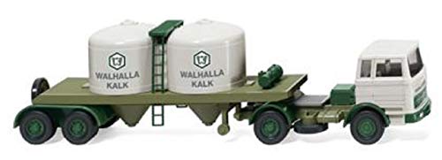 Mercedes-Benz MB 1620 Remolque Tractor quimico Walhalla Kalk - Modelo Miniatura - Modello Completo - Wiking 1:87 - Modelo DE Coleccionista