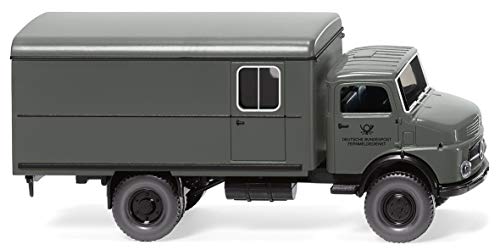 Mercedes-Benz MB vagón contenedor-camión servicio de telecomunicación - Modelo de Auto, modello completo, Wiking 1:87