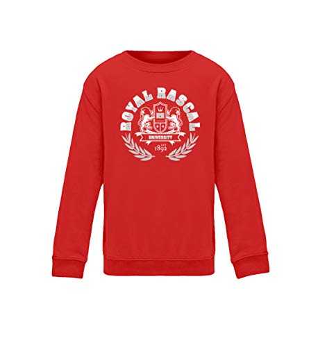 mimocama Royal Rascal - Sudadera para niño rojo fuego 98-104 cm