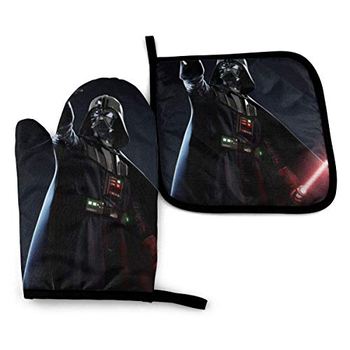 Mitones De Horno Y Juegos De Ollas Darth Vader Antideslizante Guantes De Horno Microondas Resistente Al Calor Guantes De Cocina Juegos De Guantes Para Horno