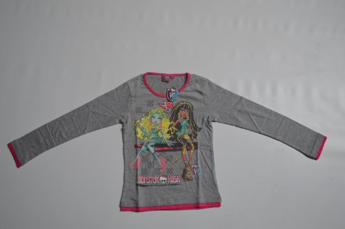 MONSTER HIGH camisa, SZ. 128, gris