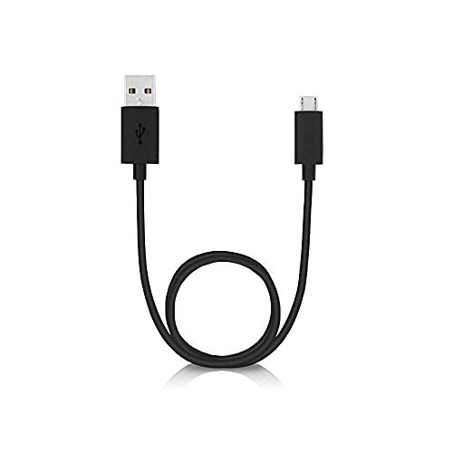 Motorola Original- Motorola Essentials Negro, 1m (3.3ft) Cable de Carga/Datos Micro-USB. Nuevo en el Embalaje minorista de Motorola