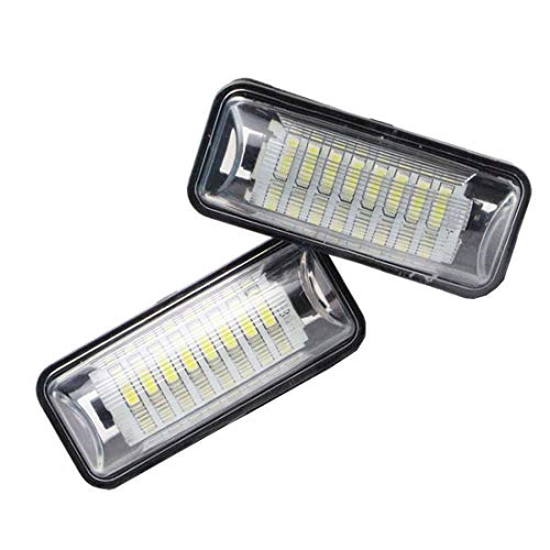 MuChangZi 2 Unids Blanco LED Licencia Número de Placa de Reemplazo de Luz para Subaru Forester Impreza Legacy BRZ WRX XV Crosstrek T/oyota FT86 GT86