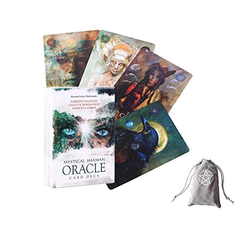 Mystical Shaman Oracle Cards Tarot L Oracle Card Board Deck Games Naipes para Juegos de Fiesta,Deck Game,with Bag