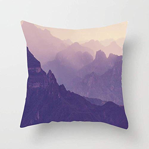 N\A Nubes Cantos rodados Montañas México Naturaleza América Parques Cañón Enorme Acantilados limpios Diseño de Escalada Funda de Almohada Grande Cojín Cuadrado Funda de Almohada para sofá Cama