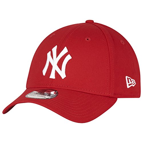 New Era 39Thirty League Basic New York Yankees, Gorra para Hombre, Rojo (Scarlet/White), S/M