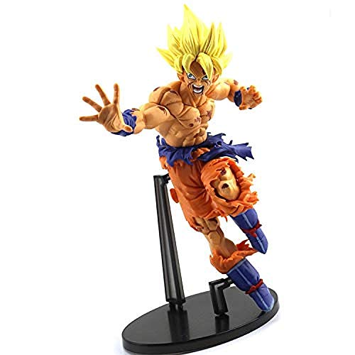 No WEIbeta Dragon Ball Z Goku Gold Super Saiyan Bomb Ver. Vegeta Battle Figura de acción PVC DBZ 20cm