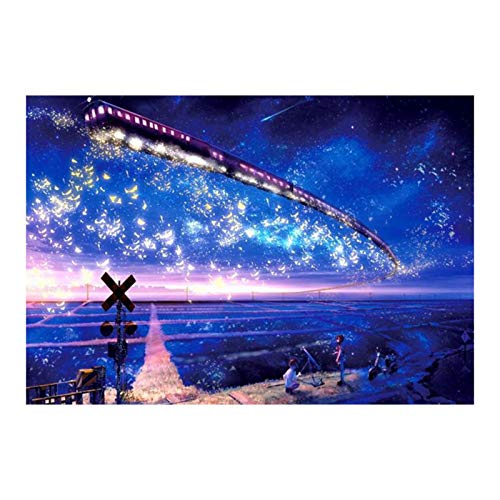 N/T Rompecabezas para Adultos 1000 Piezas Starry Sky Jigsaw Puzzle Juego de Rompecabezas de Juguete, Rompecabezas para aliviar el estrés Juegos educativos Desafío Cerebral para Adultos (27.5 X 20 In)