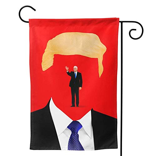 Opinión de la bandera del jardín con protección UV lavable - ¿Preferiría tener un cartel de poliéster a prueba de viento de Mike Pence de 12.5 'x 18' / W32cm x L48cm para exterior de patio?