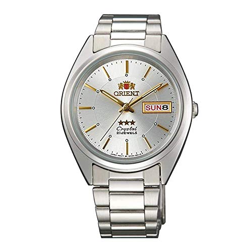 Orient Reloj Analógico para Unisex Adultos de Automático con Correa en Acero Inoxidable FAB00006W9