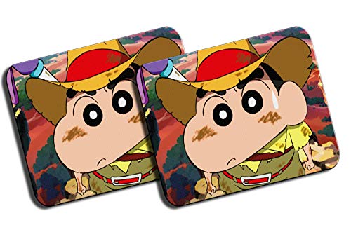 PACK 2 ALFOMBRILLAS MEDIANAS SHINCHAN SERIE DIBUJOS PELICULA mousepad raton