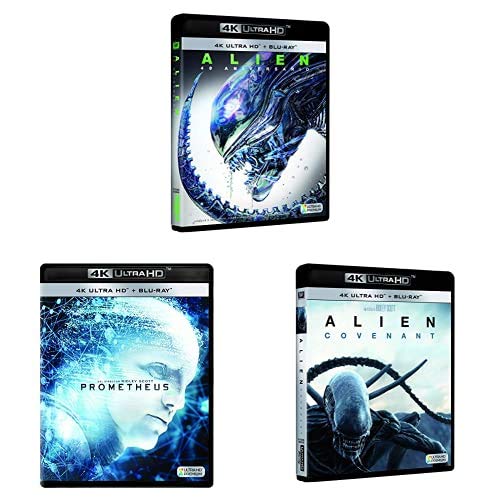 Pack Alien - Incluye: Alien + Prometheus + Alien Covenant Blu-Ray 4k Uhd [Blu-ray]