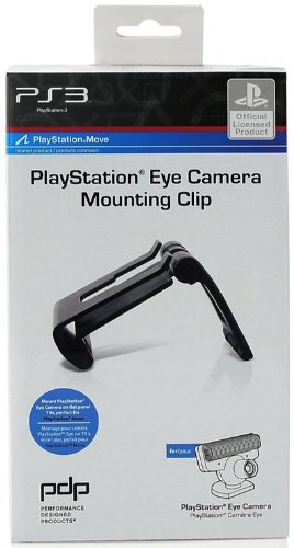 PDP PS3 MOVE Mounting Clip - cajas de video juegos y accesorios (Negro) Black