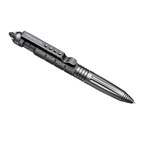 PerfectA Tactical Pen II - Bolígrafo táctico con carburo rompecristales