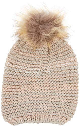 PIECES Pcflea Hood Gorro de Punto, Rosa (Peachskin), Talla única para Mujer