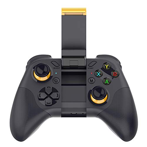 primrosely Mando de juego Android inalámbrico Bluetooth Gamepad Gaming Controller Joystick con soporte ajustable para tabletas Android Smartphone