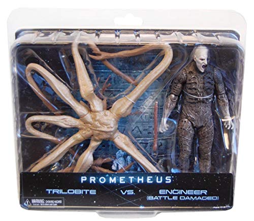 PROMETHEUS BATTLE DAMAGED ENGINEER VS TRILOBITE ACTION FIGURE 2 PACK