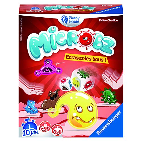 Ravensburger 26682 Microbz - Juego de acción y Reflejo