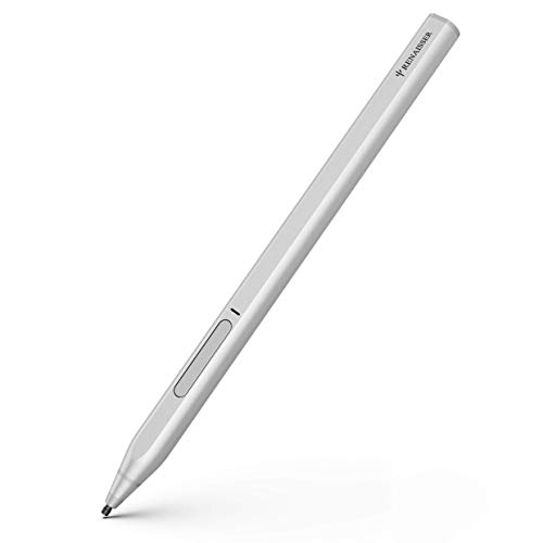 RENAISSER Lápiz Compatible con Surface, Sujeción Magnética, Primera Forma de D Igual Que El Surface Pen, Carga Rápida, Sensibilidad De Presión Máxima 4096, Recargable, Cuerpo de Aluminio, Raphael 520