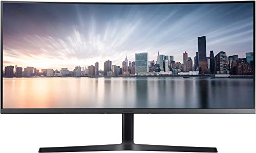 SAMSUNG LC34H892WGUXEN - Monitor Curvo de 34"" WQHD (3440X1440, QLED, 21:9, 100Hz, 4Ms, 3000:1, 300 Cd/m², 1800R, G-Sync, DisplayPort, HDMI, USB Type-C, PBP, PIP) Plata Oscuro