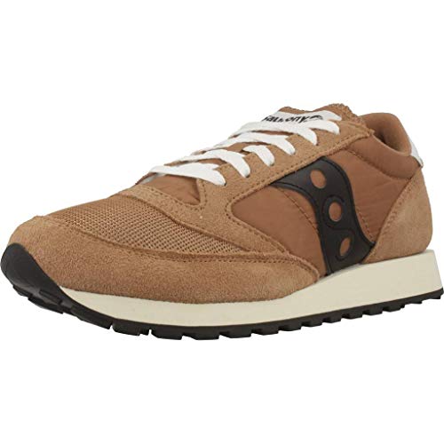 Saucony Jazz Original Vintage, Zapatillas para Hombre, Marrón (Brown/Black 47), 48 EU