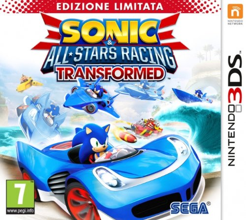 SEGA Sonic & All-Stars Racing Transformed, 3DS Básico Nintendo 3DS Plurilingüe vídeo - Juego (3DS, Nintendo 3DS, Racing, Modo multijugador, E (para todos))