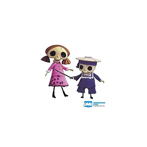 Set 2 Figuras Collector Doll Skeleton Boy and Girl - La Novia Cadaver