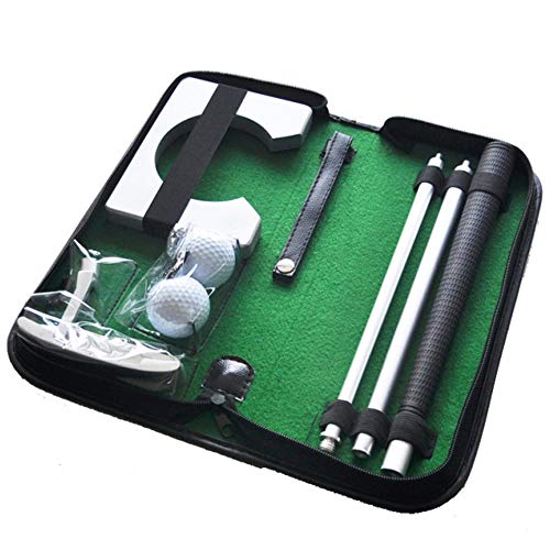 Set Golf para Casa y Oficina con Putter · Entrenamiento Golf con Palos de Golf Plegables, Hoyo, 2 Bolas y Bolsa de Transporte con cremallera · Mejore su Handicap con este fantástico Juego de Golf