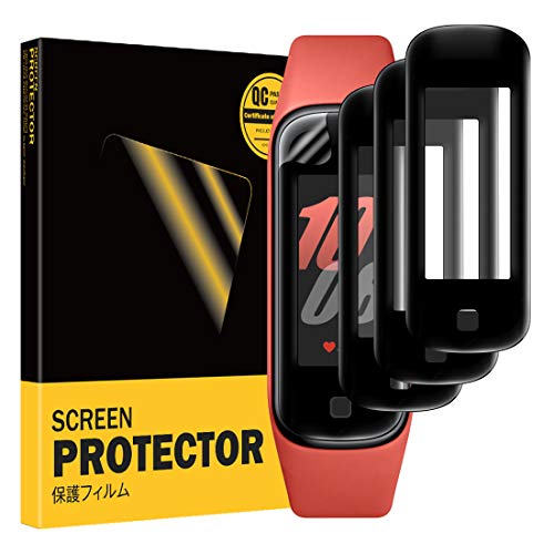 SHINEZONE Película Protectora de 4 Piezas para Samsung Galaxy Fit 2, Compatible con Samsung Galaxy Fit 2 HD Transparente Protector de Pantalla Flexible [Edición Deportiva]