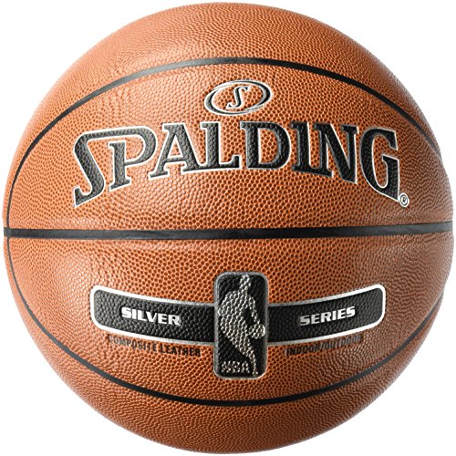 Spalding NBA Silver In/out 76-018Z Balón de Baloncesto, Unisex, Naranja, 7