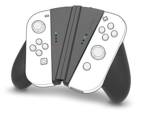 SPEEDLINK V-GRIP Controller grip - Accesorios y piezas de videoconsolas (Controller grip, Nintendo Switch, Negro, Carga, 73 mm, 38 mm)