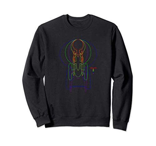 Star Trek: The Original Series Enterprise Evolution Rainbow Sudadera