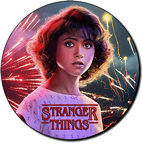 Stranger Things Nancy Natalia Dyer Alfombrilla Redonda Round Mousepad PC