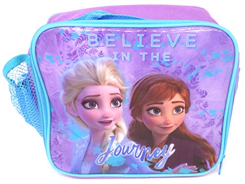 TDL Disney Frozen Bolsa Térmica Aislada - Licenciado Oficialmente - 20 x 18 x 9 cm - Cierre De Cremallera - Correa de Transporte - Insulated Lunch Bag