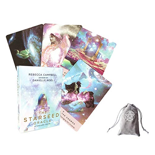 The Starseed Oracle Tarot Cards Versión en inglés Deck Tarot Juegos de Mesa Naipes Adivinación Fate Entertainment Juego de Mesa,Deck Game,with Bag
