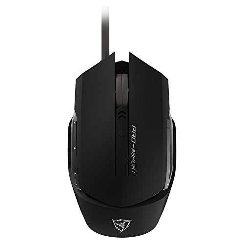 ThunderX3 TM20GR- Ratón gaming profesional-(Sensor óptico, Conmutador mecánico Omron, 4000 DPI, Personalización absoluta, Base metálica, diseño ergonómico) Color Negro