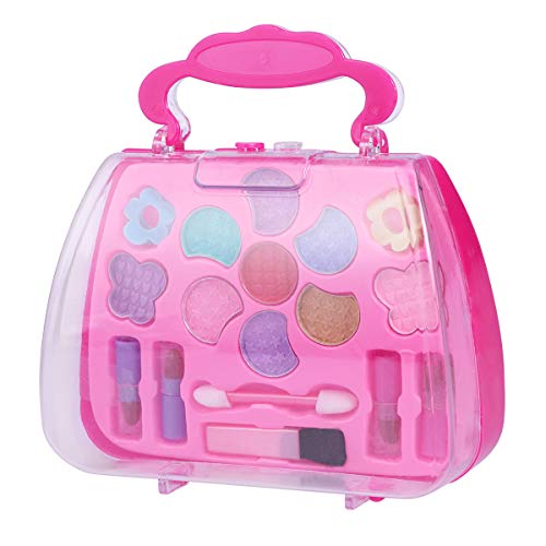 TOYMYTOY Caja de Maquillaje Princess Pretend Traveling Makeup Kids Beauty Salon Cosmetic para niñas