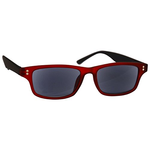 Uv Reader Goma Rojo Negro Lectores De Sol Gafas De Lectura Uv400 Hombres Mujeres Uvsr033 +3,00 50 g