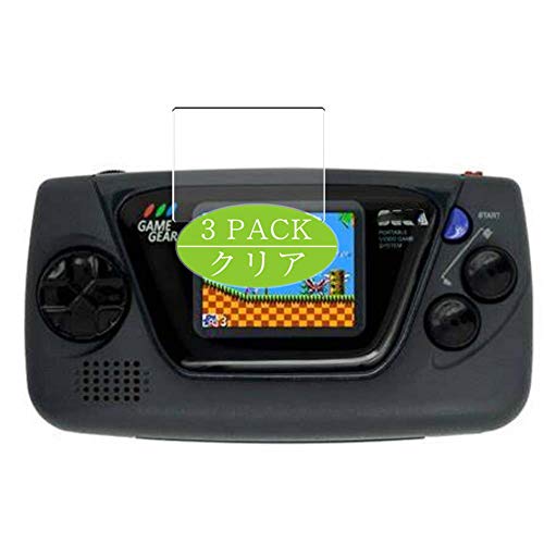 VacFun 3 Piezas HD Claro Protector de Pantalla Compatible con SEGA GAME GEAR micro, Screen Protector Película Protectora(Not Cristal Templado)