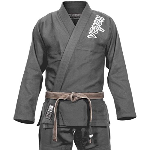 VENUM Contender 2.0 Kimono BJJ GI, Unisex Adulto, Gris, A2.5