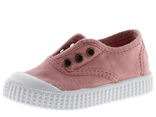 victoria Plano VICTORIA 1915 Inglesa ELÁSTICO Lona Tintada 106627-KIDS para Unisex-niños Nude 28