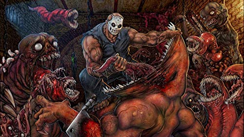 Videojuego Splatterhouse 3 Puzzles 1000 Pedazos, Niños Cognición, Juguetes Adultos, Juegos Rompecabezas De Inteligencia De Madera,Descompresión, 75 * 50 Cm