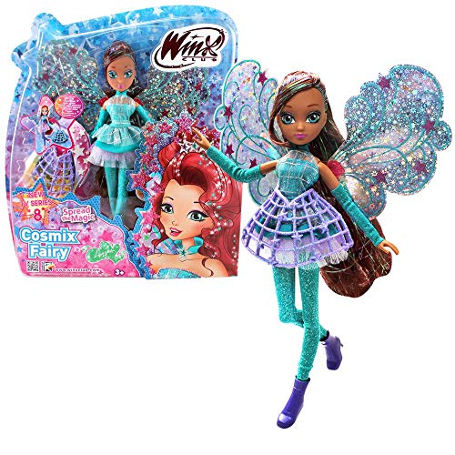 Winx Club Layla | Hada Cosmix Muñeca con Alas Holográficas Móviles